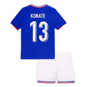 Prima Maglia Francia Konate 13 Euro 2024 Bambino